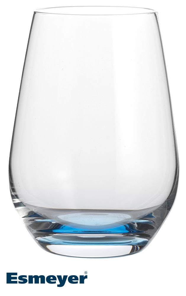 Becher VINA TOUCH, Inhalt: 0,385 Liter, blau, Höhe 11,4 cm, Durchmesser 8,1 cm, Schott Zwiesel, Tritan Protect Glas.