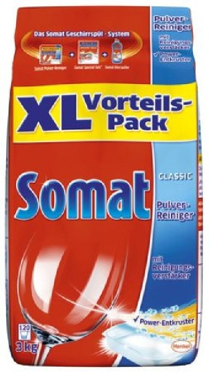Somat Pulverreiniger 3kg XL Vorteilspack: Für ca. 120 Anwendungen