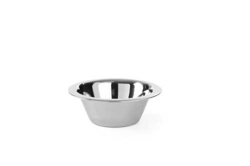 HENDI Küchenschüssel aus Edelstahl, Höhe 7,4 cm Kapazität 1,2 L, Durchmesser 20,5 cm