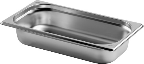 SARO BUDGET LINE GN-Behälter 1/3 GN Tiefe 100mm - Material: Edelstahl - Deckel für alle Maße erhältlich - Auch perforierte Behälter