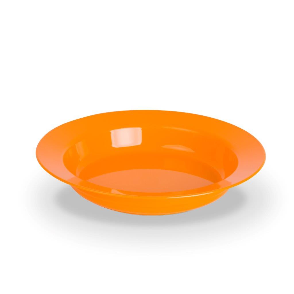 Kinderzeug Teller tief BRISE, Durchmesser: 19 cm, Farbe: orange Material: Kunststoff