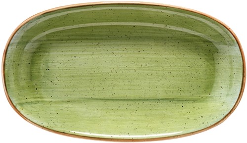 Aura Therapy Gourmet Platte oval 34x19cm * - Bonna Premium Porcelain