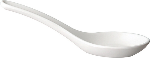 Fingerfood-Löffel -HONG KONG- 13,5 x 4,5 cm Melamin, weiß Verpackungseinheit: 60 Stück spülmaschinengeeignet stapelbar nicht