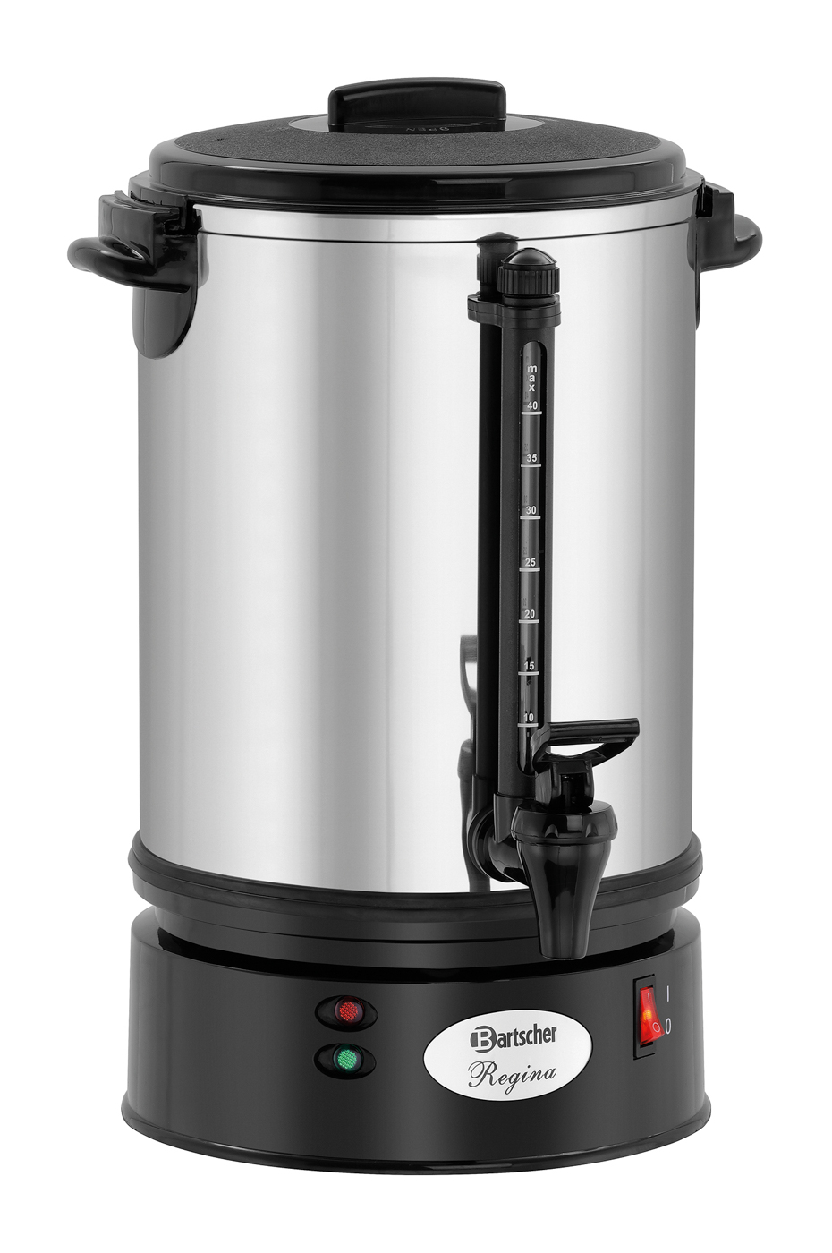 Bartscher Kaffeemaschine Regina Plus 40 | Inhalt: 6,8 Liter | Maße: 22 x 22 x 415 cm. Gewicht: 3,3 kg