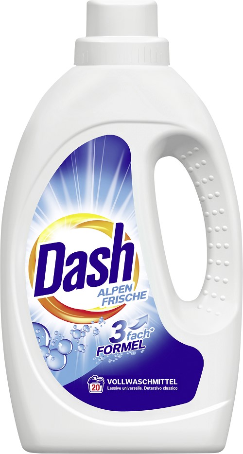 Dash Alpen Frische 20 Waschladungen 1,1L