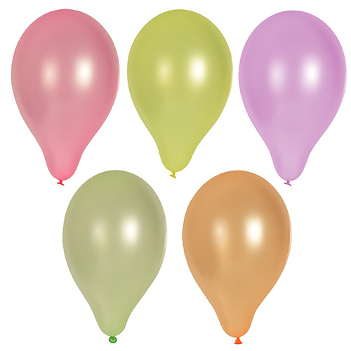 10 Luftballons Ø 25 cm farbig sortiert "Neon" von PAPSTAR