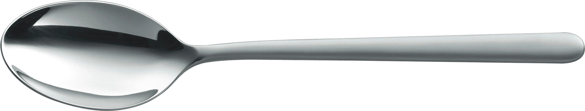 Menülöffel, no-color, mattiert, 20 cm, Serie: Chiaro. Marke: BSF