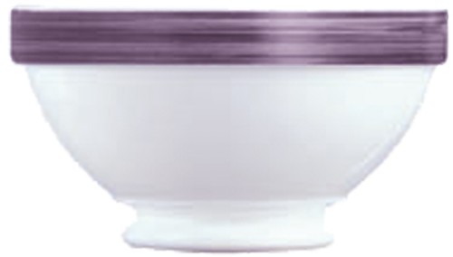 Suppenschale 0,51 l, stapelbar aus Opalglas Form Brush - Purple / Violett Arcoroc, Höhe 7,4 cm, Duchmesser: 13,2 cm
