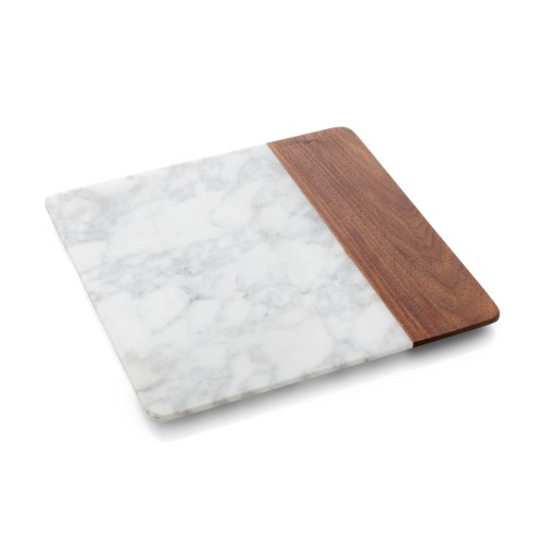 WMF Platte Marmor/ Holz quadratisch 25,4x25, | Maße: 25,4 x 25,4 x 1,5 cm