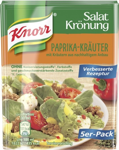 Knorr Salat Krönung Paprika 5er Pack 45G