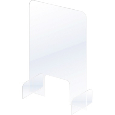 Franken Hygiene- und Niesschutz Kassenbereich, Thekenbereich 49,5 x 84,5 x 24 cm (B x H x T) Acrylglas transparent