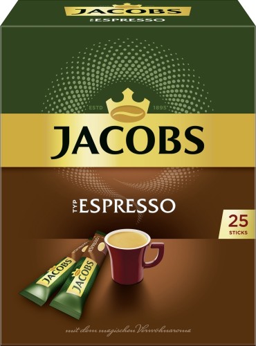 Jacobs Espresso Sticks Instant (25 Stück) 45G