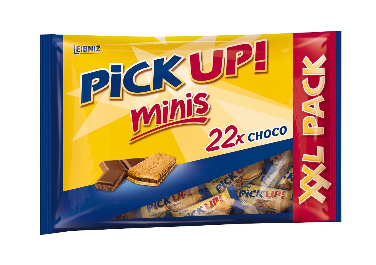 Bahlsen PiCK UP! Minis Original Mini-Keksriegel Inhalt: 12 Packungen á 22 Stück