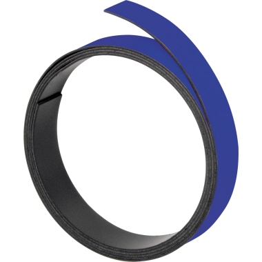 Franken Magnetband 20 mm x 1 m (B x L) dunkelblau, Maße: 20 mm x 1 m (B x L), beschriftbar Zur Darstellung von