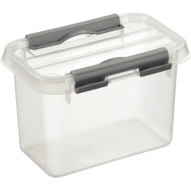 Aufbewahrungsbox Q-Line 10 x 10,3 x 15 cm (B x H x T) Kunststoff transparent