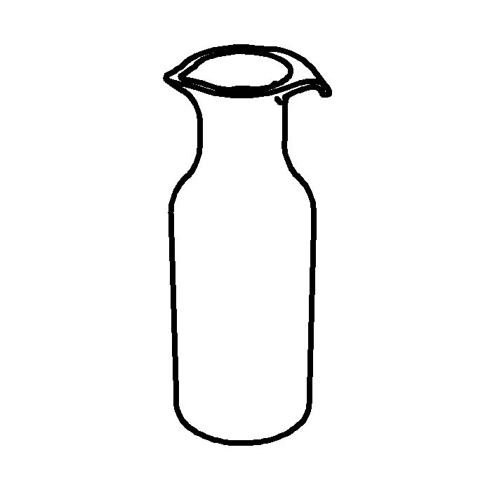 SPARE Behälter Porzellankaraffe 1,2 Liter