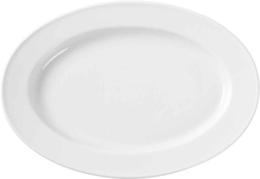 HENDI Platte oval - Maße: 290x200 mm