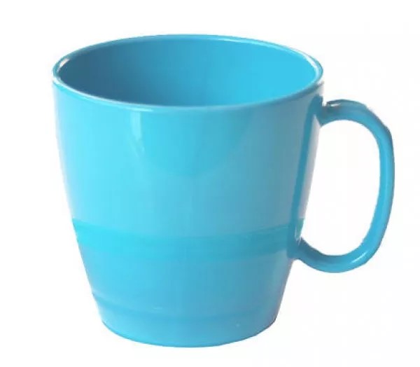 WACA Tasse, Inhalt: 230 ml, Aus faserverstärktem PBT, Farbe: hellblau Form: Colora