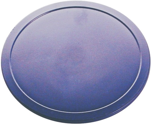 Euro Deckel für Stapelschale 17,3cm und 18cm aus PP Kunststoff, Farbe: Blau Höhe: 11 mm, Ø: 180 mm