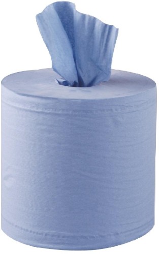 Jantex blaue Handtuchrollen für Innenabrollung 6er Pack - 6 Stück