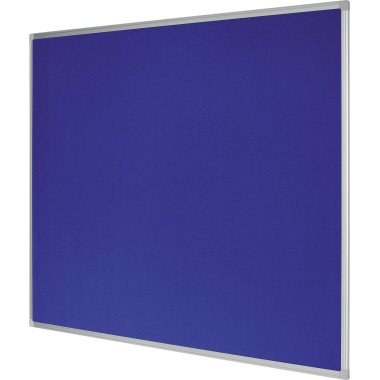 Bi-office Filzpinnwand 200 x 100 cm (B x H) Aluminium blau alu