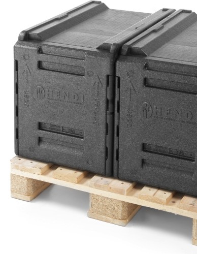 HENDI Thermo Catering Box - Inhalt: 66 Liter - 535x310x(H)400 mm Innen - 600x400x(H)490 mm Außen