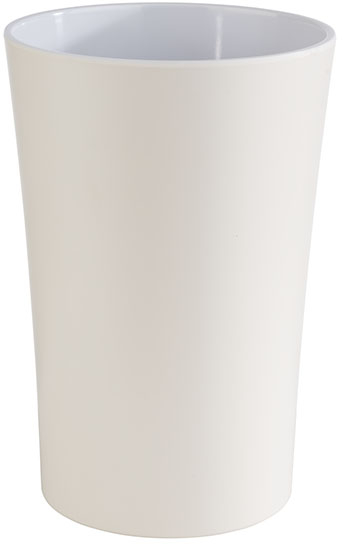 Dressingtopf -PASTELL- Ø 13 cm, H: 19,5 cm Melamin, 1,5 Liter Farbe: beige mit Antirutsch-Füßchen ideal für beispielsweise