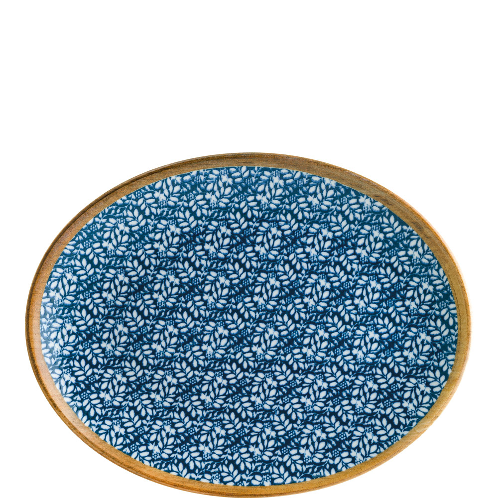 Bonna Lupin Moove Platte oval 31x24cm, Envisio Digitaldruck, Porzellan