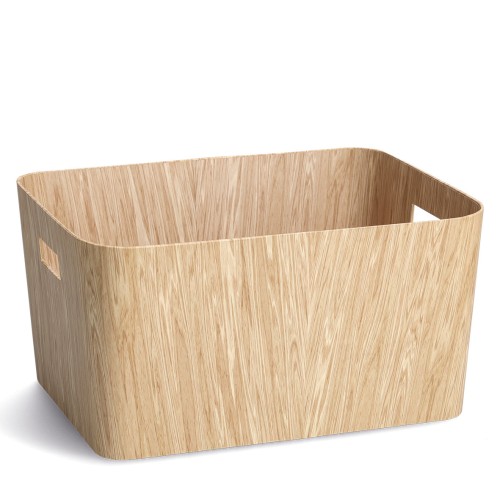 Aufbewahrungsbox "Holz", Pappe.