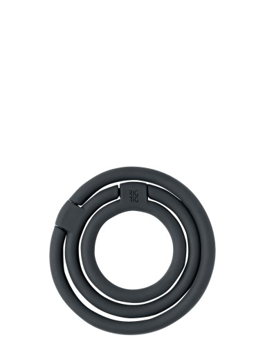 CIRCLES Untersetzer Ø 13 cm schwarz, Maße: 130 x 130 x 10 mm