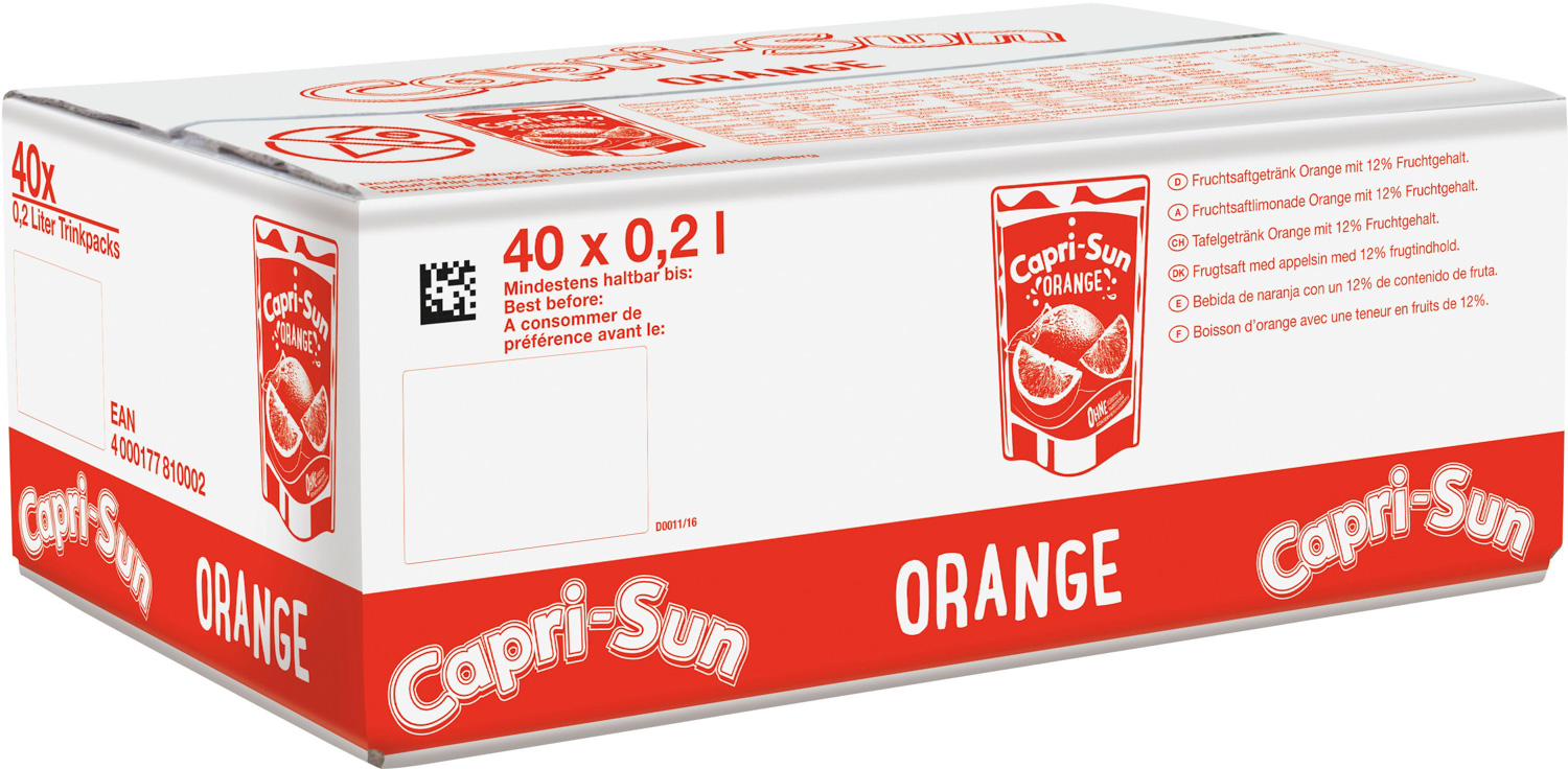 Capri Sun Orange Erfrischungsgetränk 200ML