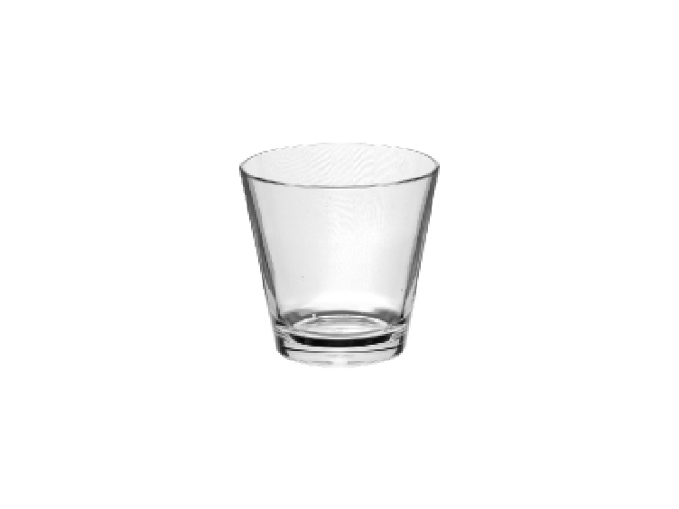 Roltex Whiskeyglas Tao 35cl aus unzerbrechlichem, glasklarem Kunststoff, BPA-freie Materialien