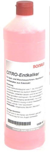 Bonalin KALK-FREI Citro-Entkalker - 1L für Heißwassergeräte auf Zitronensäurebasis