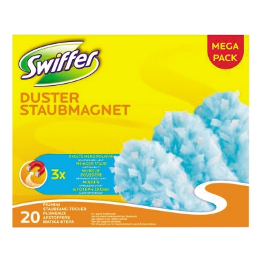 Swiffer Staubtuch Duster Staubmagnet weiß 20 St./Pack., Farbe: weiß, 20 St./Pack.