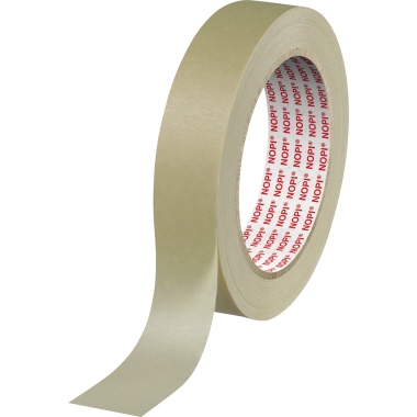 NOPI® Kreppband Innenbereich 19 mm x 50 m (B x L) Papier/Naturkautschuk beige