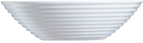 Arcoroc Suppenschale, aus Hartglas - Form. Stairo uni weiß Arcoroc (gehärtet) Durchmesser: 20 cm, Inhalt: 88cl