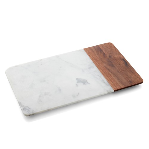 WMF Platte Marmor/Holz rechteckig 30,5x18,4x | Maße: 30,5 x 18,4 x 1,5 cm