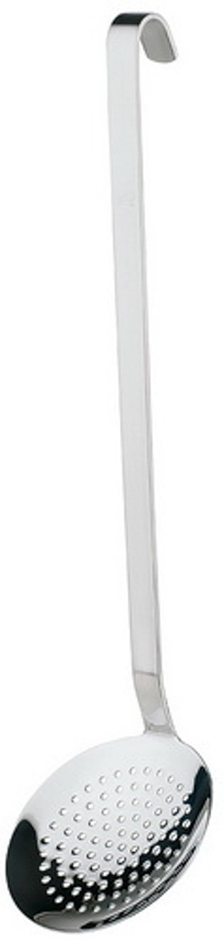Schaumlöffel Ø 10 cm, Griff: 34 cm 18/8 Edelstahl schwere Qualität rutschsicherer Griff -PROFI- spülmaschinengeeignet