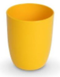 Kinderzeug Kinderbecher BRISE, Inhalt: 0,18 Liter, gelb