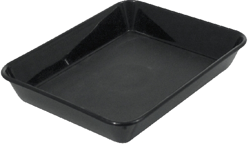 WACA Auslageschale 23X18X4 cm aus Polypropylen, Farbe: schwarz