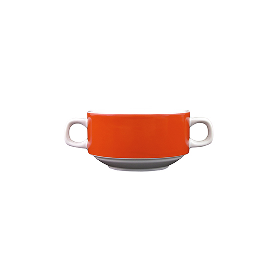 Suppen-Obertasse - Inhalt: 0,26 l, Form Funktion - orange, ohne Untertasse