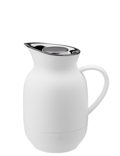 Amphora Isolierkanne, Kaffee 1 l. soft weiß, Maße: 140 x 200 x 240 mm