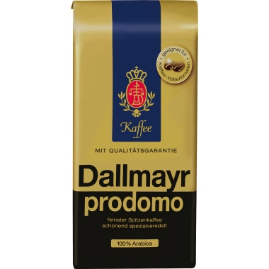 Dallmayr Kaffee prodomo Arabica ganze Bohne 500 g/Pack., ganze Bohne, 500 g/Pack. Dallmayr prodomo ist eine