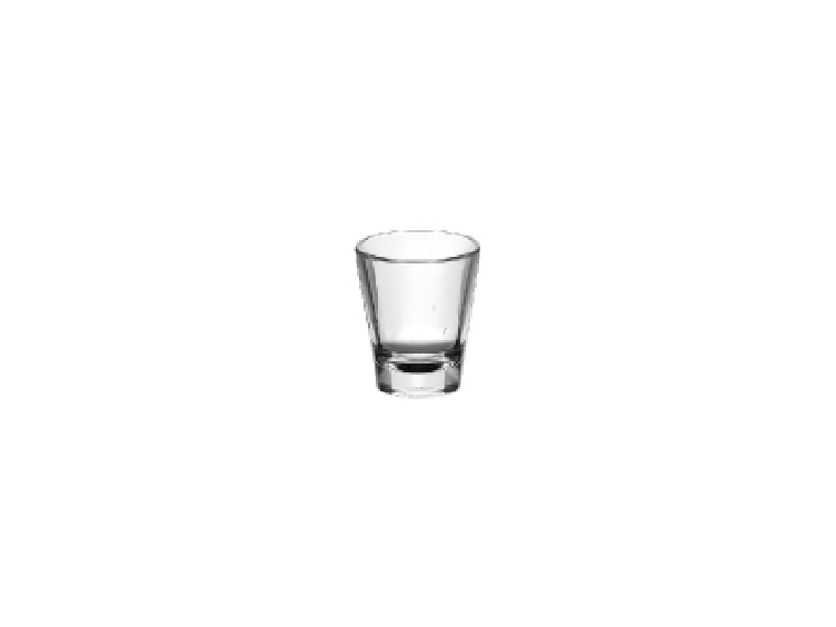 Roltex Schnapsglas XS Tao 4,5 cl aus unzerbrechlichem, glasklarem Kunststoff, BPA-freie Materialien