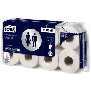 TORK Toilettenpapier ADVANCED T4, 2-lagig, hochweiss, Inhalt: 8 Rollen á 250 Blatt