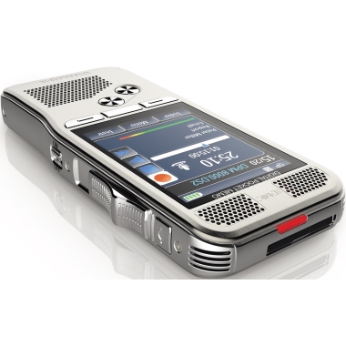 Philips Diktiergerät Digital Pocket Memo DPM 8500 5,3 x 12,3 x 1,5 cm (B x H x T) 2.800 (SP), 1.400 (QP), 200 (MP3), 108 (PCM