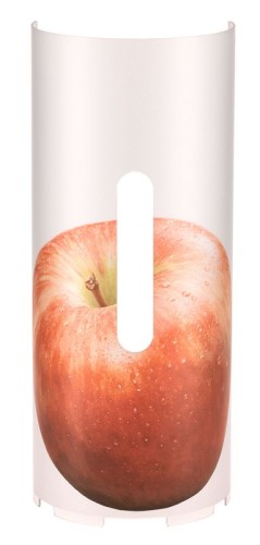 LIFE Blende Apfel Kunststoffblende (slim), Motiv Apfel zum Einstecken in die Tropfschale