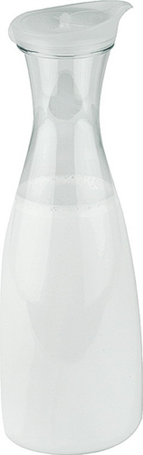 Saftkanne HEIDI, Inhalt: 1,6 Liter, Höhe: 300 mm, DurchmesserL 110 mm, transparentes Polypropylen, mit aromadichtem