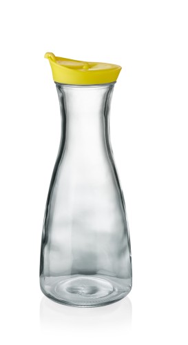 Karaffe. Glas. mit Deckel. 6,7 / 10,0 cm.
