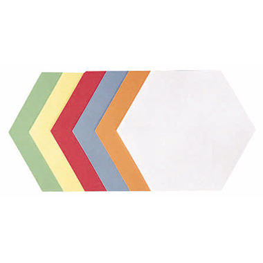Franken Moderationskarte 19 x 16,5 cm (B x H) 130g/m Altpapier, 100  recycelt farbig sortiert 500 St./Pack.